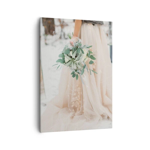 Quadro em tela - E viveram felizes para sempre - 50x70 cm