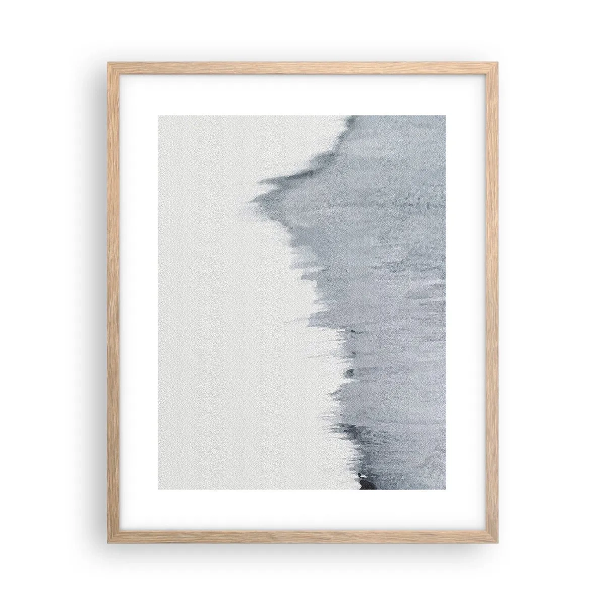 Pôster com moldura de carvalho claro - Um registo misterioso - 40x50 cm