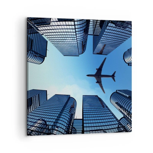 Quadro em tela - Vista do desfiladeiro de vidro - 60x60 cm