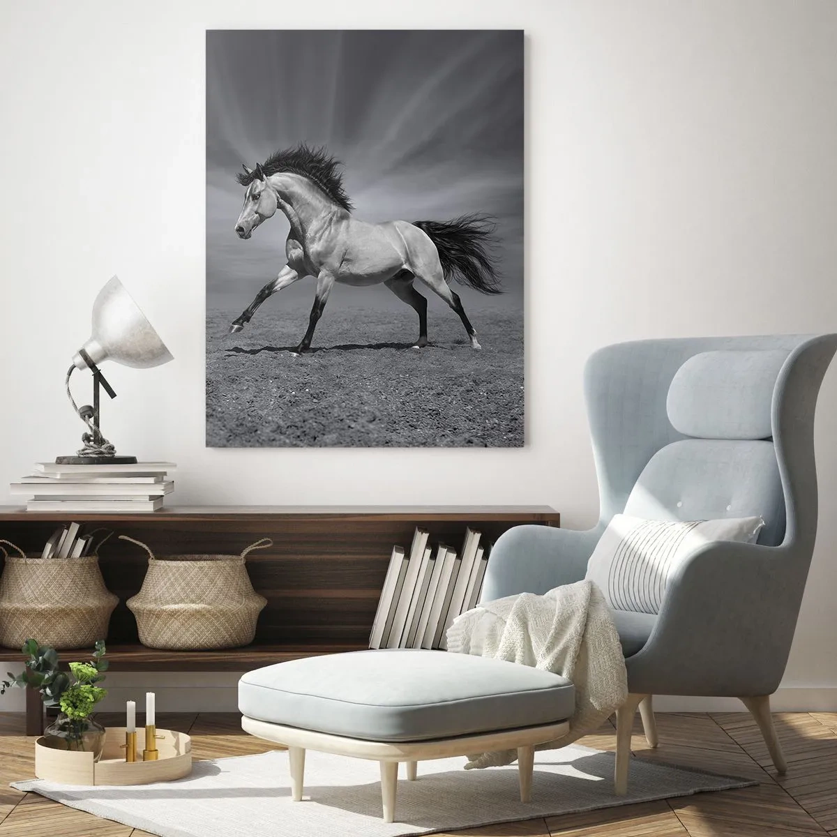 Quadro em vidro - Nascido para encantar - 70x100 cm