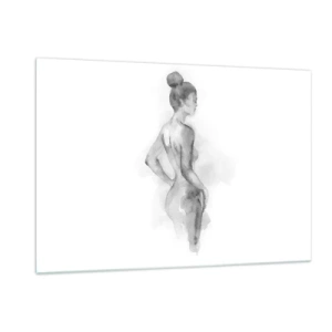 Quadro em vidro - Linda como uma pintura - 120x80 cm