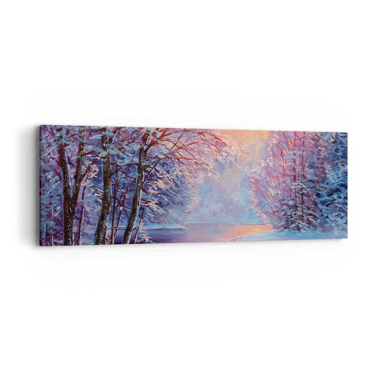 Quadro em tela - Cores do inverno - 90x30 cm