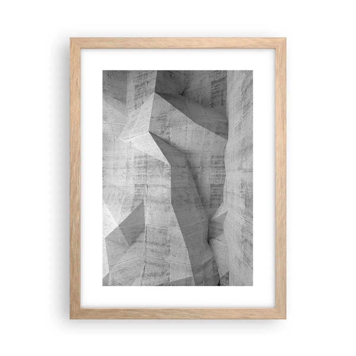 Pôster com moldura de carvalho claro - Um verdadeiro desafio - 30x40 cm