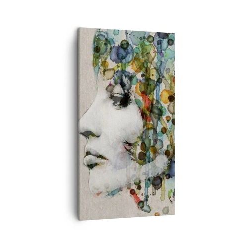Quadro em tela - Emergida das cinzas - 45x80 cm