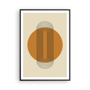 Pôster com moldura preta - O plano perfeito - 70x100 cm