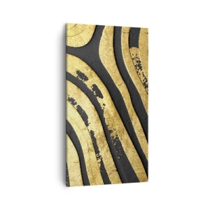 Quadro em tela - Tudo flui - 45x80 cm