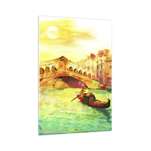 Quadro em vidro - Romaria dos amantes - 80x120 cm