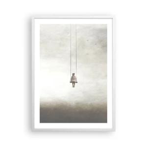 Pôster em moldura branca - A criança em nós - 50x70 cm