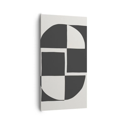 Quadro em tela - Antítese – síntese - 65x120 cm