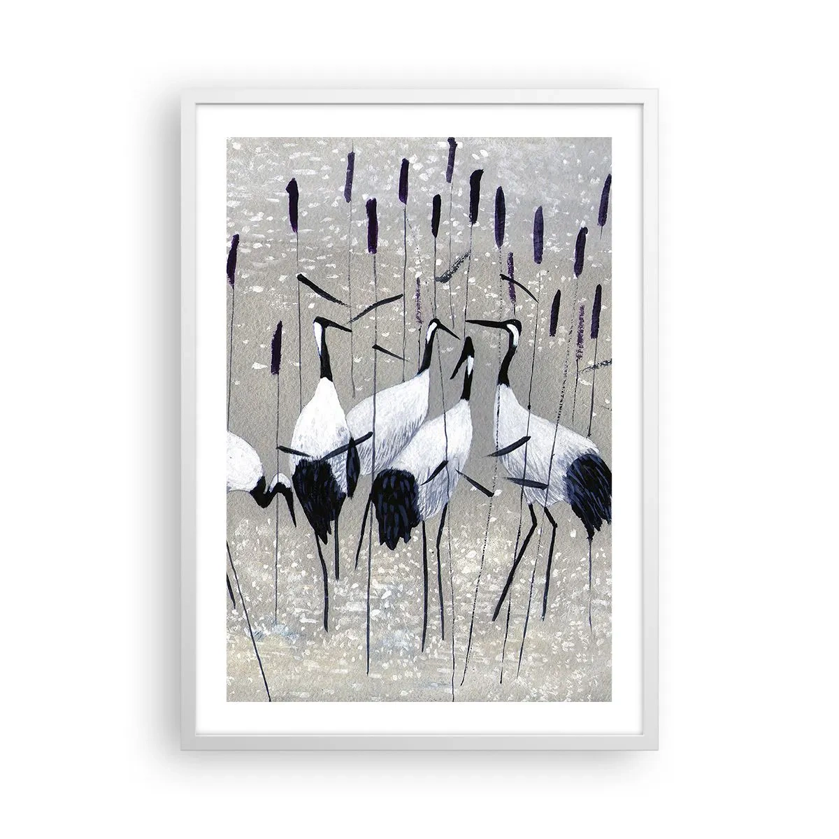 Pôster em moldura branca - Entre os seus - 50x70 cm