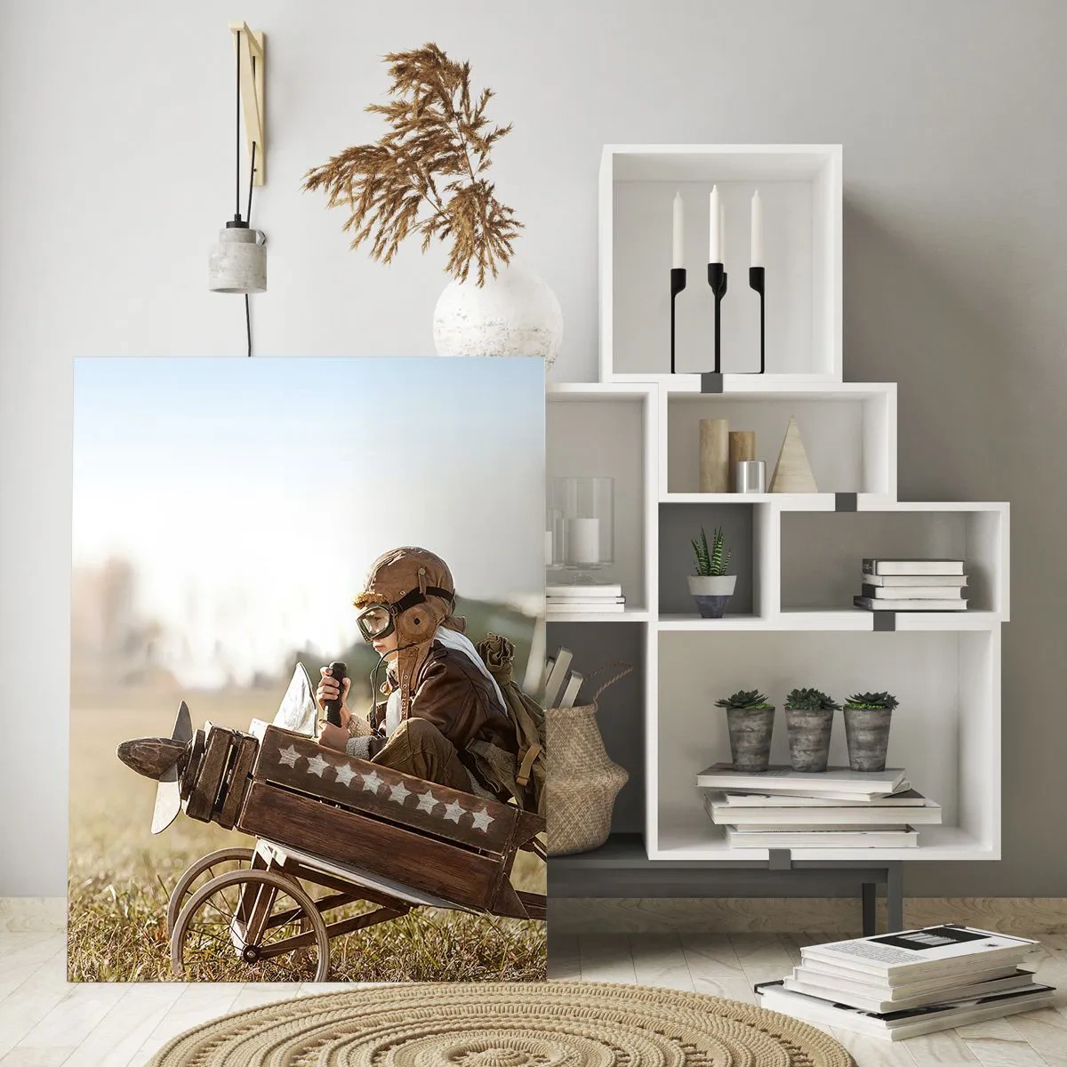 Quadro em vidro - O início rumo a um sonho - 70x100 cm