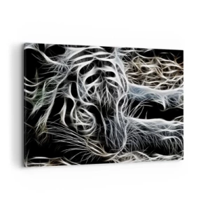 Quadro em tela - Um estudo da leveza do gato - 100x70 cm