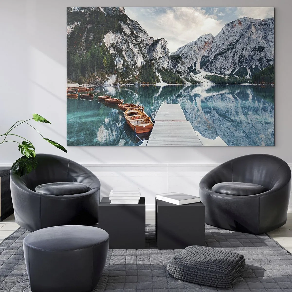 Quadro em vidro - Vamos mostrar-lhe a beleza - 120x80 cm