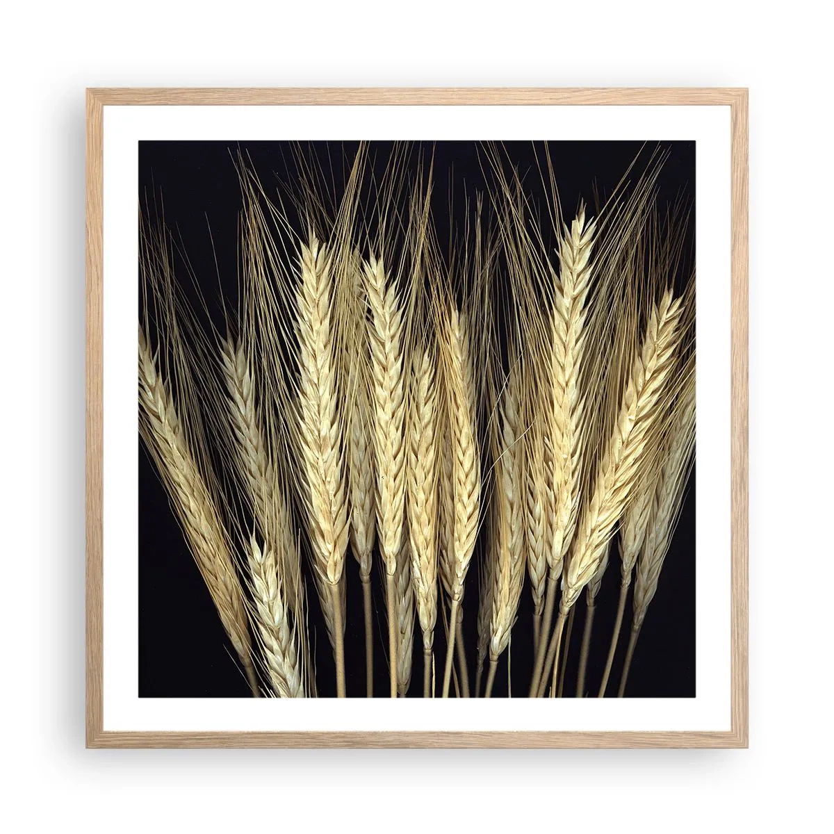 Pôster com moldura de carvalho claro - Magia rústica - 60x60 cm
