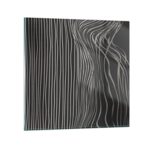 Quadro em vidro - Ritmo e sotaque - 30x30 cm