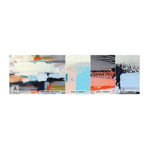 Amostra de papel de parede autocolante Deluxe Sticker - Há um método? - Moderno, Tintas, Minimalista - 100x30 cm