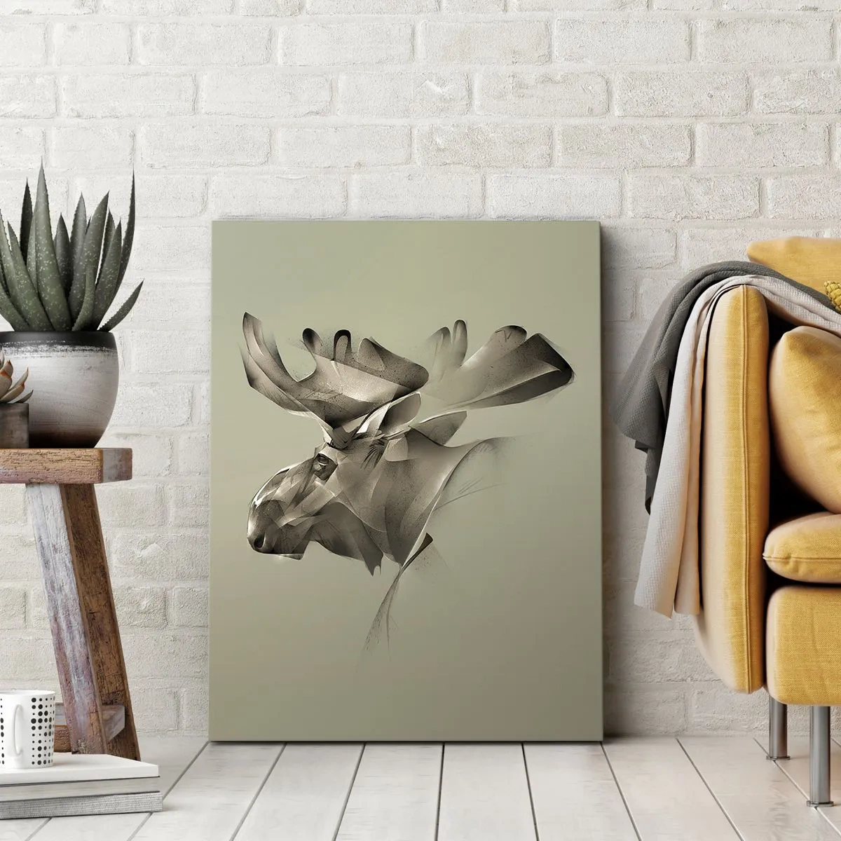 Quadro em tela - O poder suave da calma - 50x70 cm