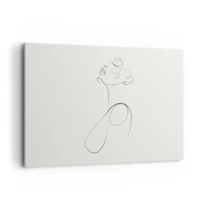 Quadro em tela - Enrolada em sonhos - 100x70 cm