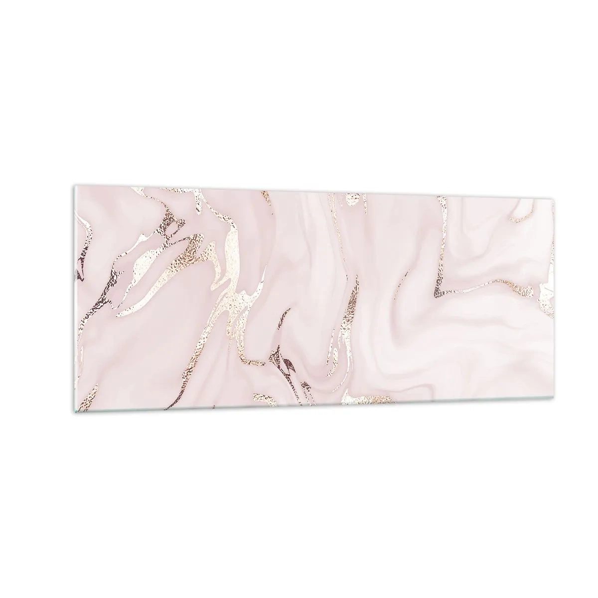 Quadro em vidro - Num lenço cor-de-rosa - 100x40 cm