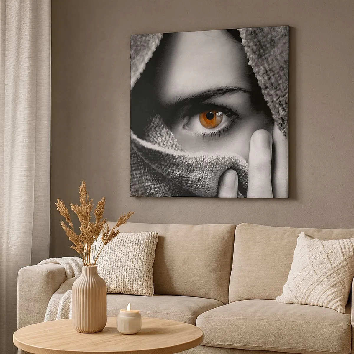 Quadro em tela - Descubra o mistério - 30x30 cm