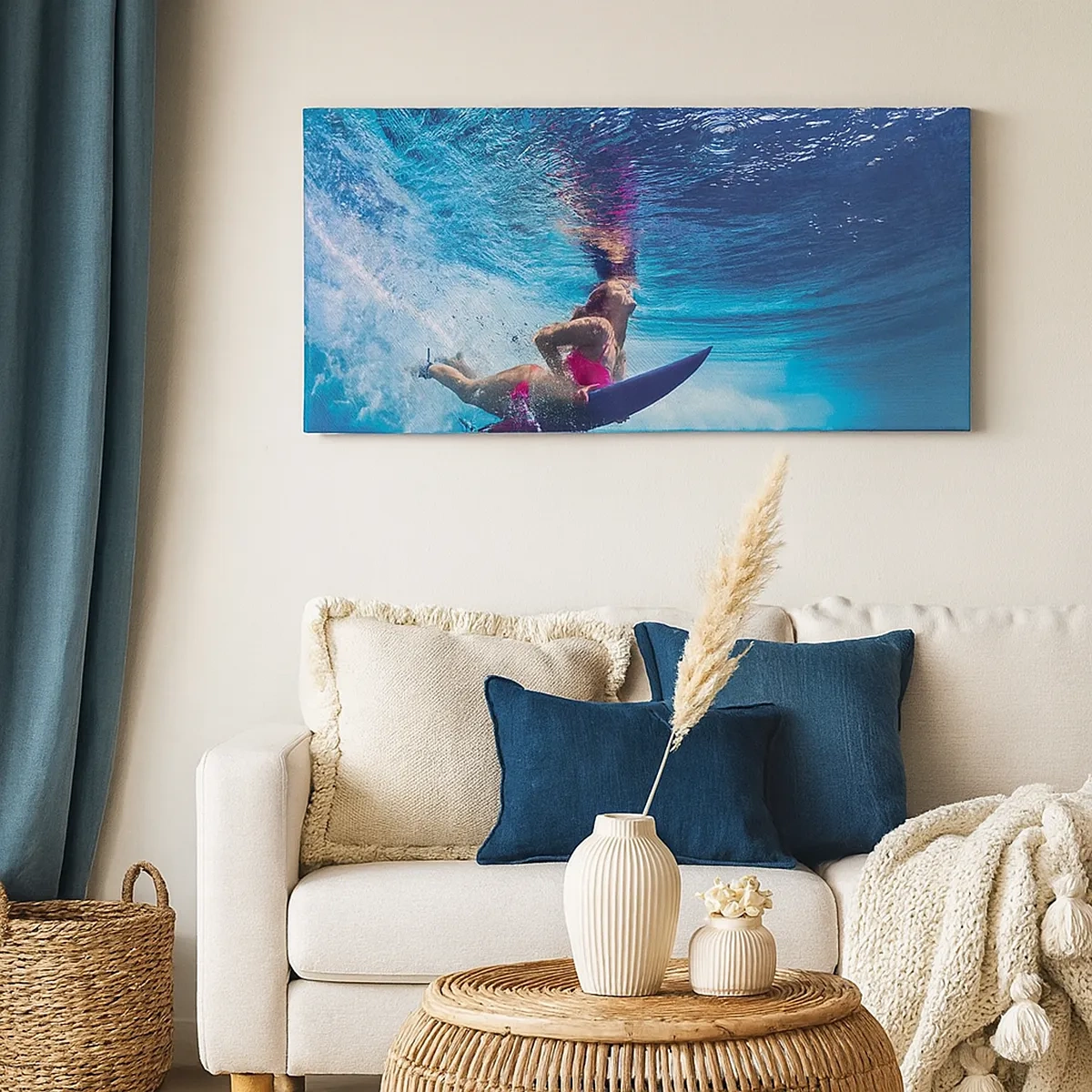 Quadro em tela - Profundidade da alegria - 30x30 cm