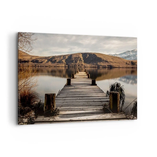 Quadro em tela - Paisagem em silêncio - 100x70 cm