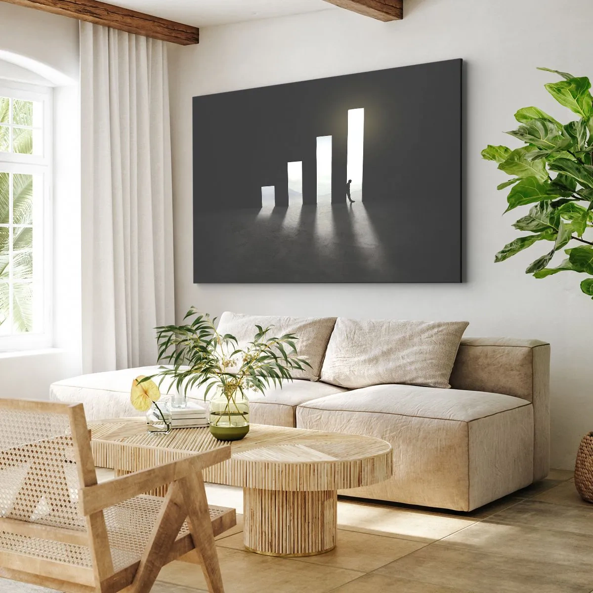 Quadro em tela - Sucesso – impressão - 70x50 cm