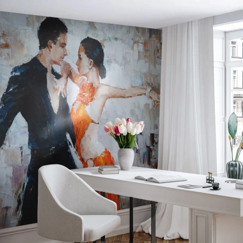 Papel de Parede Premium Sand - Dirty dancing - Abstração, Dança, Tango - 400x280 cm