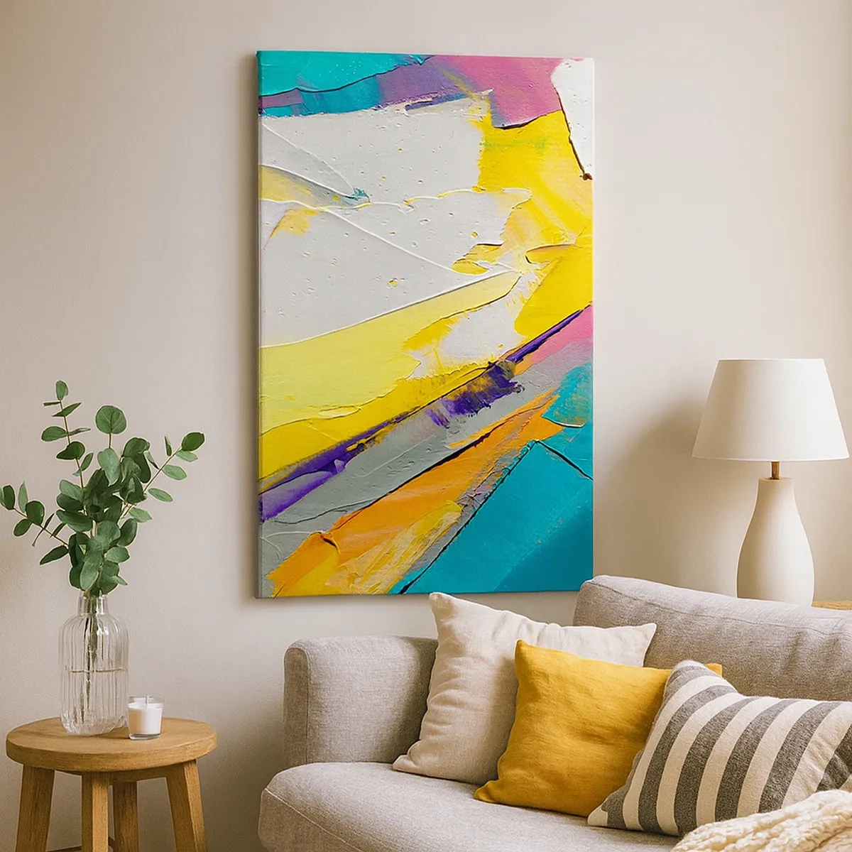 Quadro em tela - Anatomia da luz - 50x70 cm