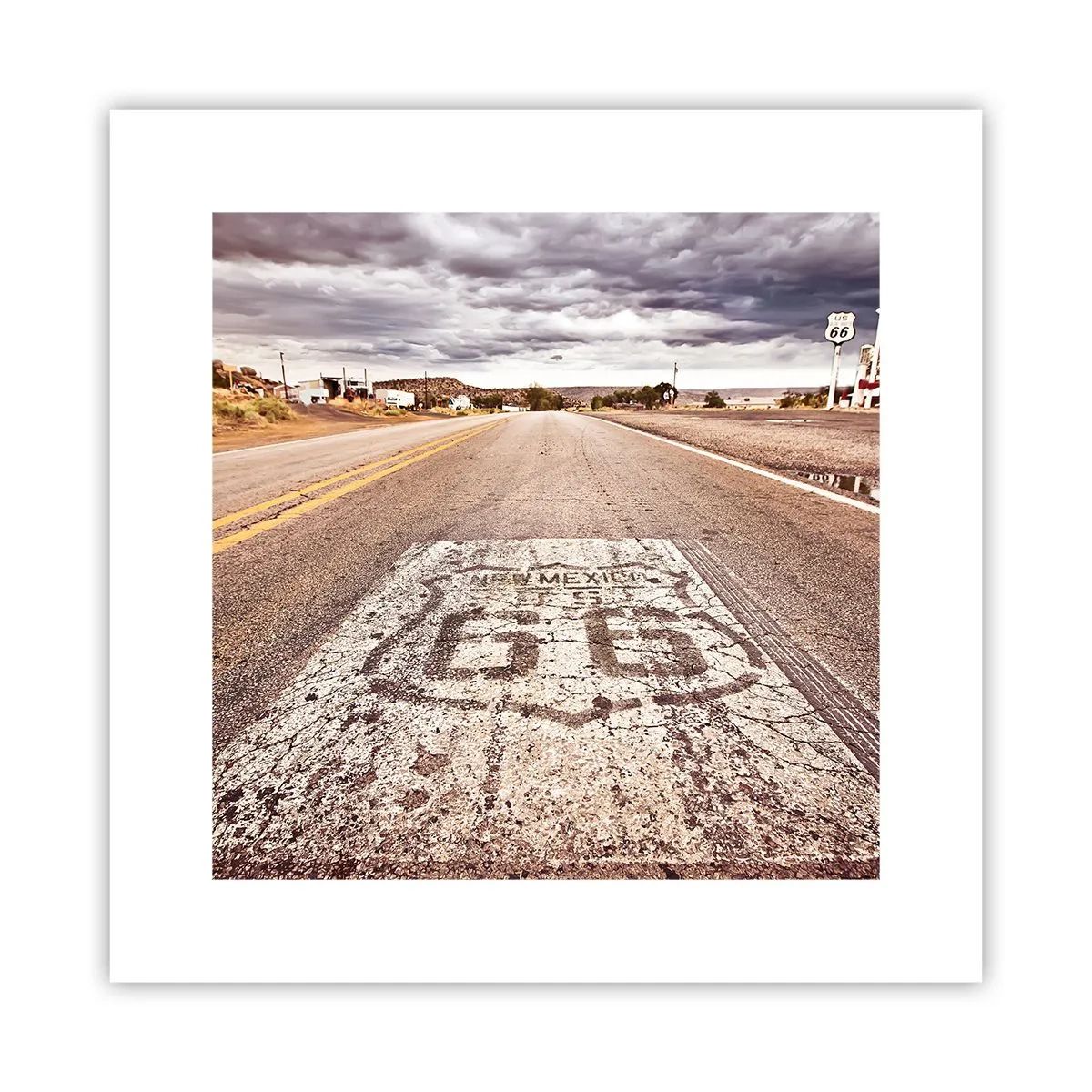 Pôster - Mother Road - uma lenda americana - 30x30 cm
