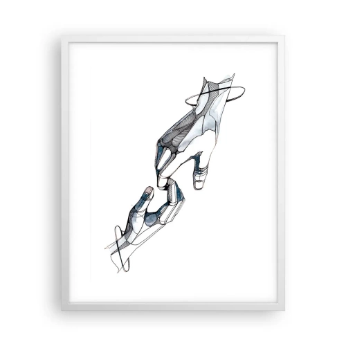 Pôster em moldura branca - Um bom gesto - 40x50 cm