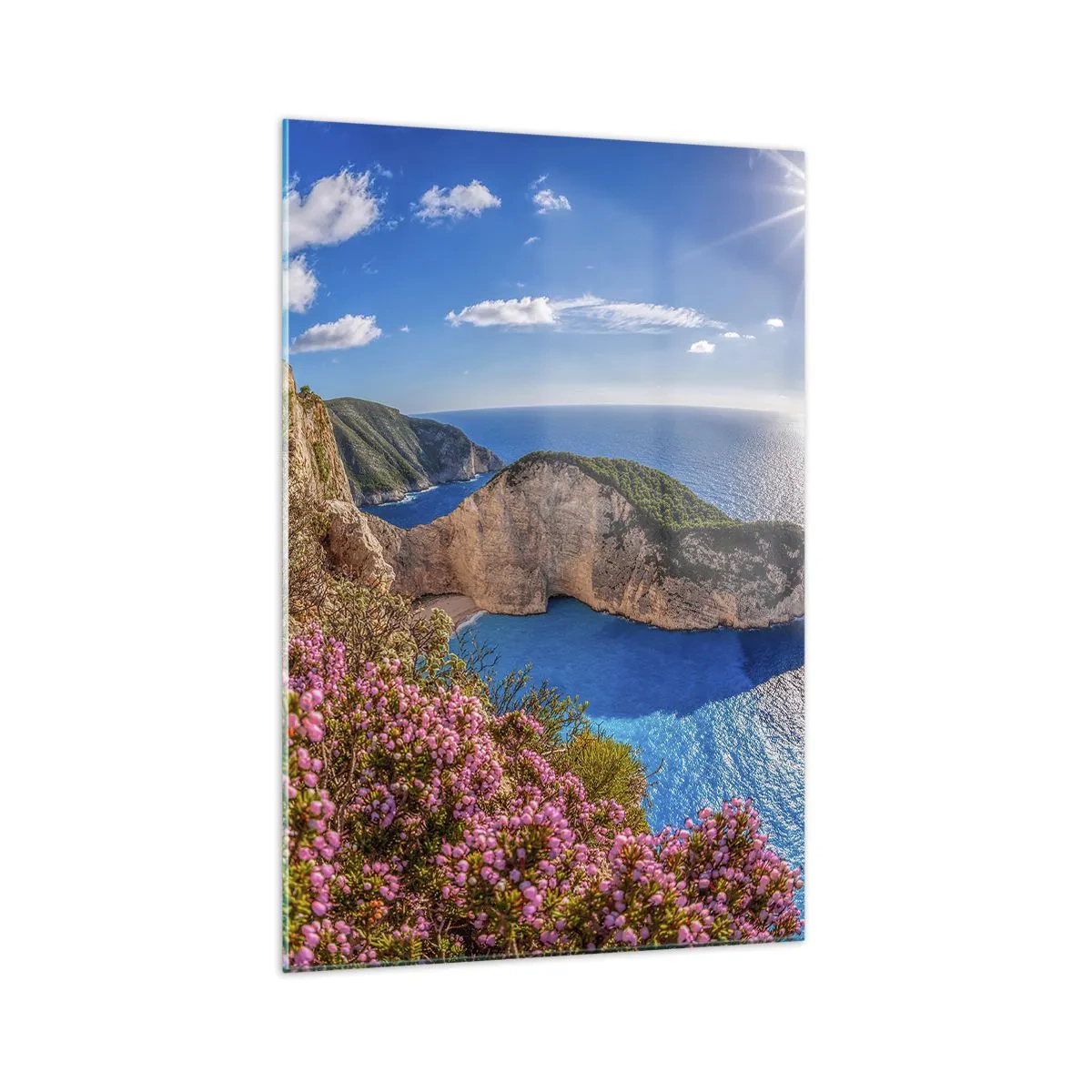 Quadro em vidro - As minhas grandes férias gregas - 70x100 cm