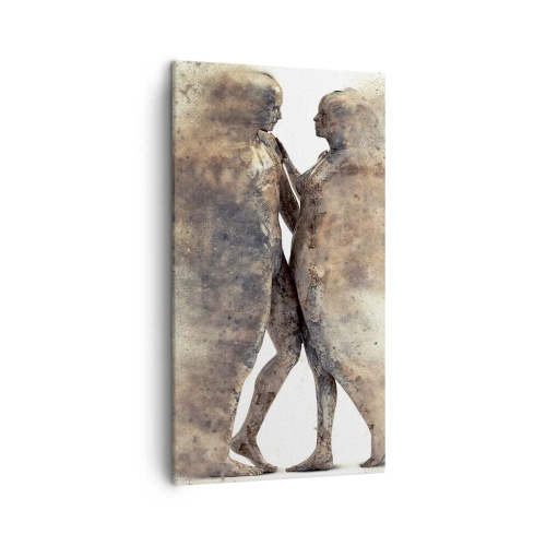 Quadro em tela - Do pó vieram para amar - 45x80 cm