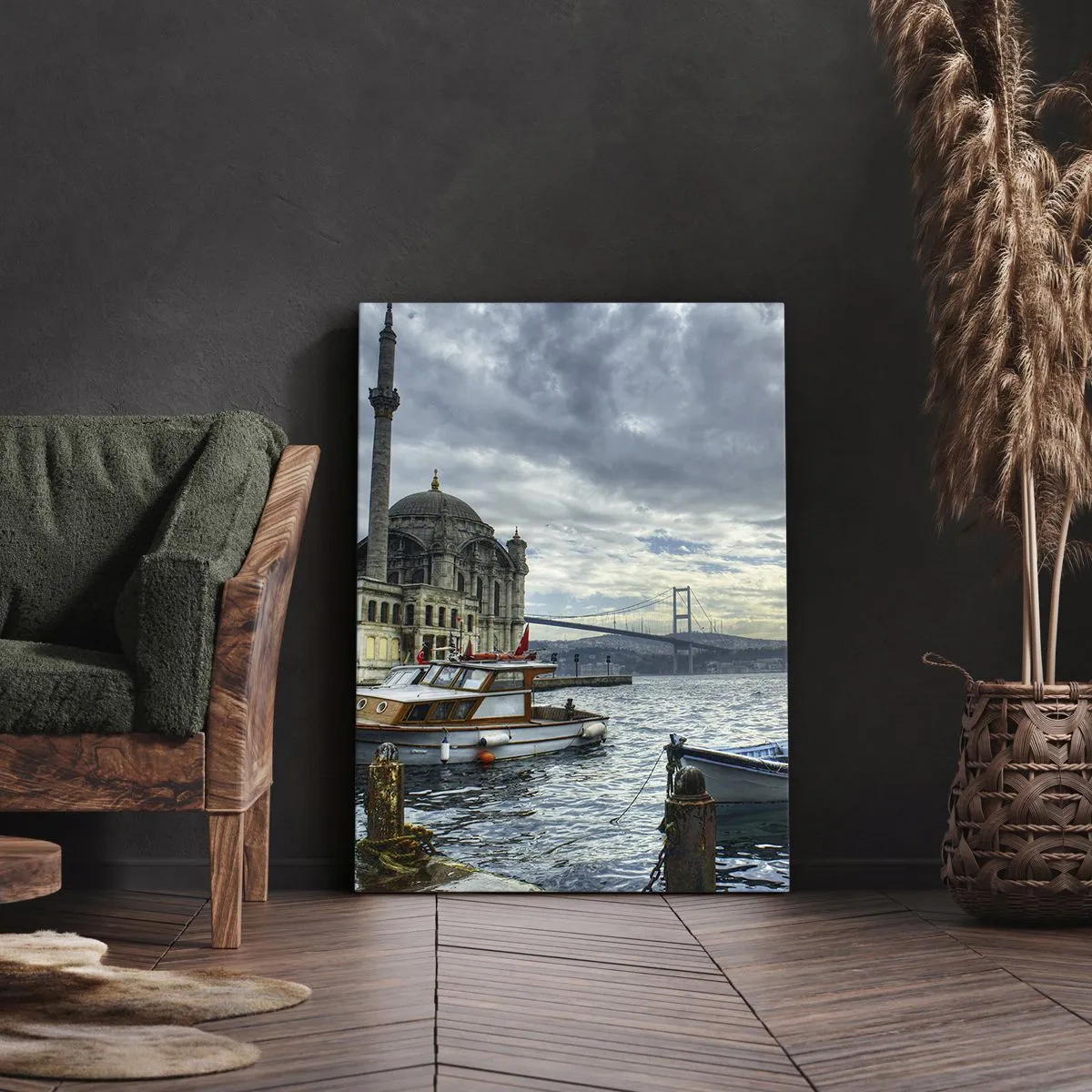 Quadro em tela - Na fronteira dos mundos - 70x100 cm