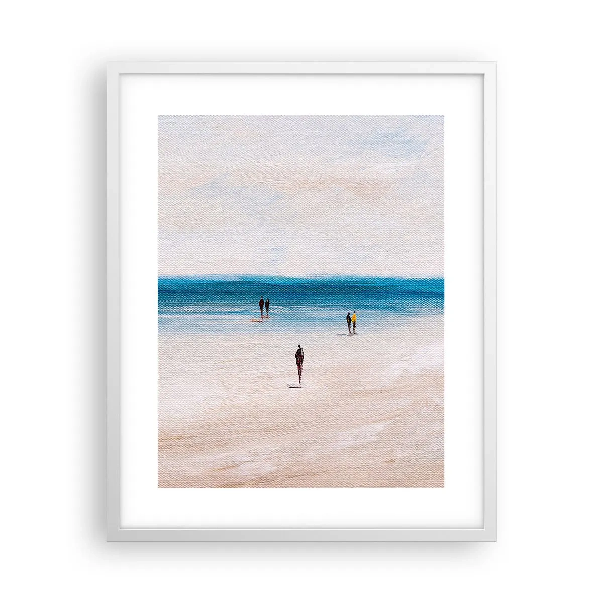 Pôster em moldura branca - Uma necessidade natural - 40x50 cm