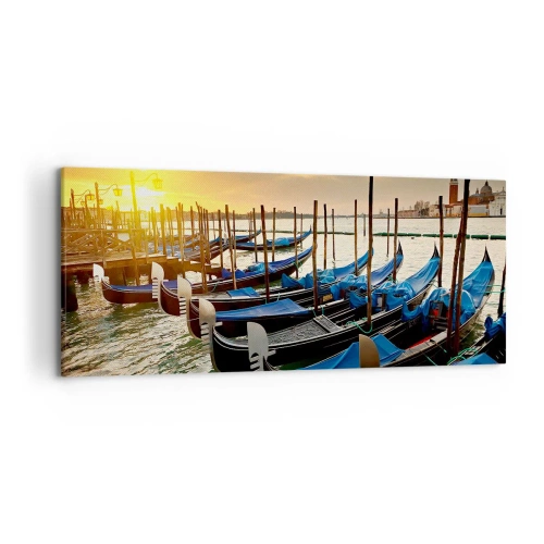 Quadro em tela - Antes que o burburinho chegue - 120x50 cm