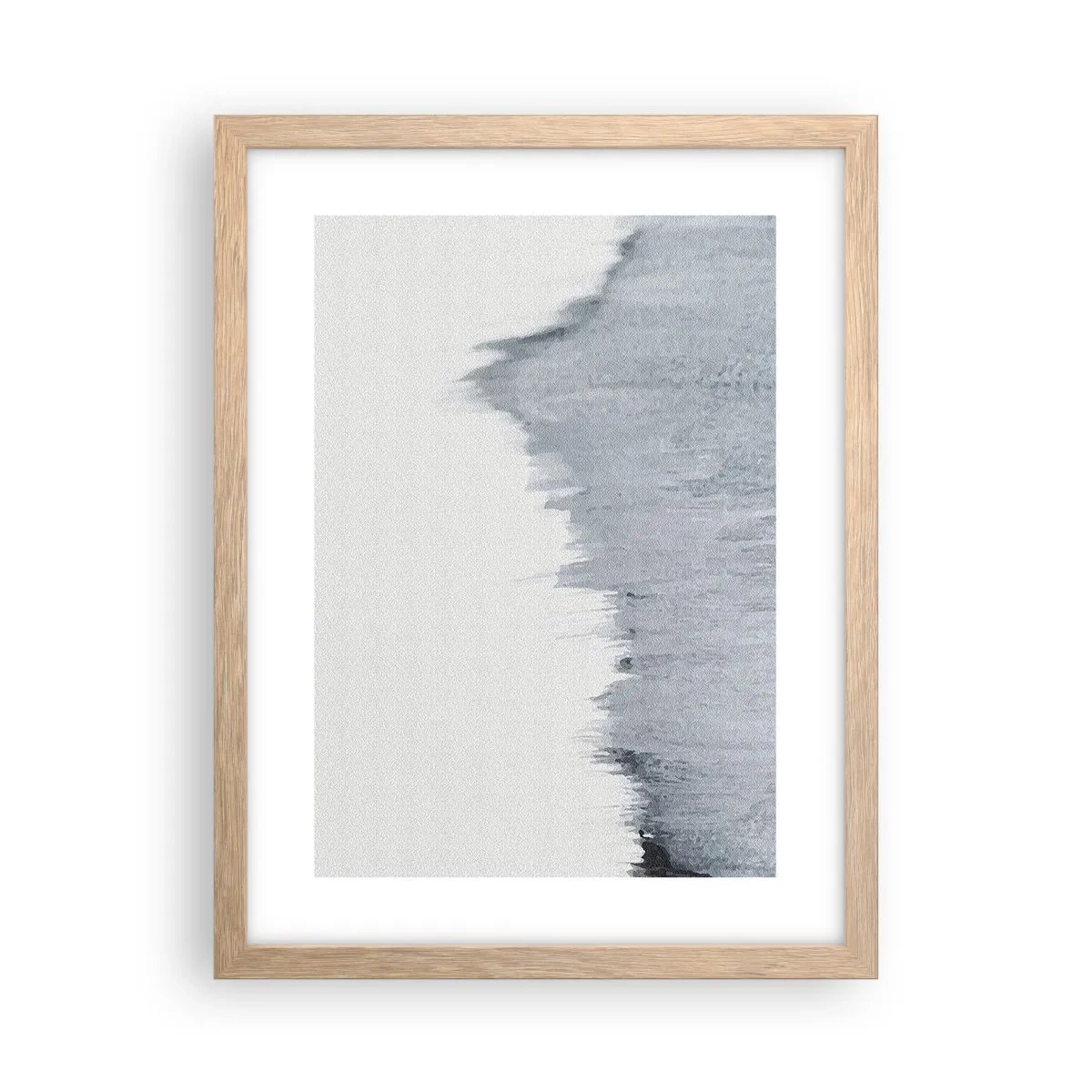 Pôster com moldura de carvalho claro - Um registo misterioso - 30x40 cm