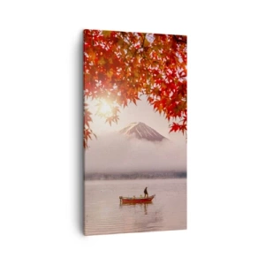 Quadro em tela - No clima japonês - 45x80 cm