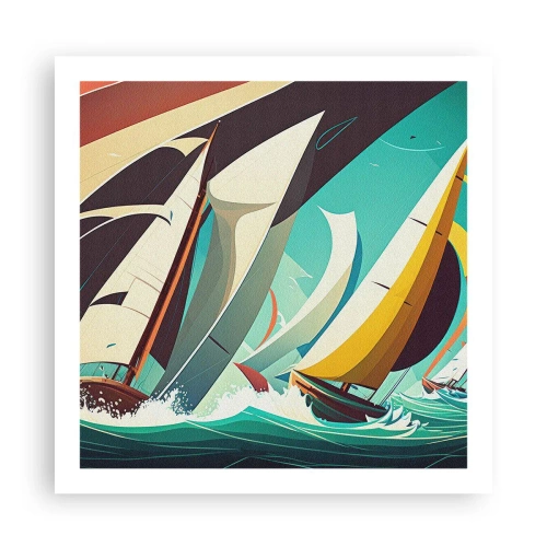 Pôster - Boa sorte com os elementos - 60x60 cm