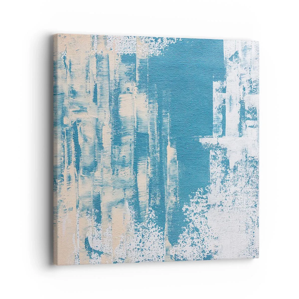 Quadro em tela - Através da estalactite de gelo - 40x40 cm