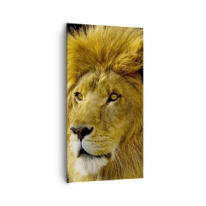 Quadro em tela - Retrato do Rei - 65x120 cm