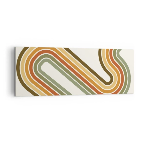 Quadro em tela - Ziguezague para o destino - 140x50 cm