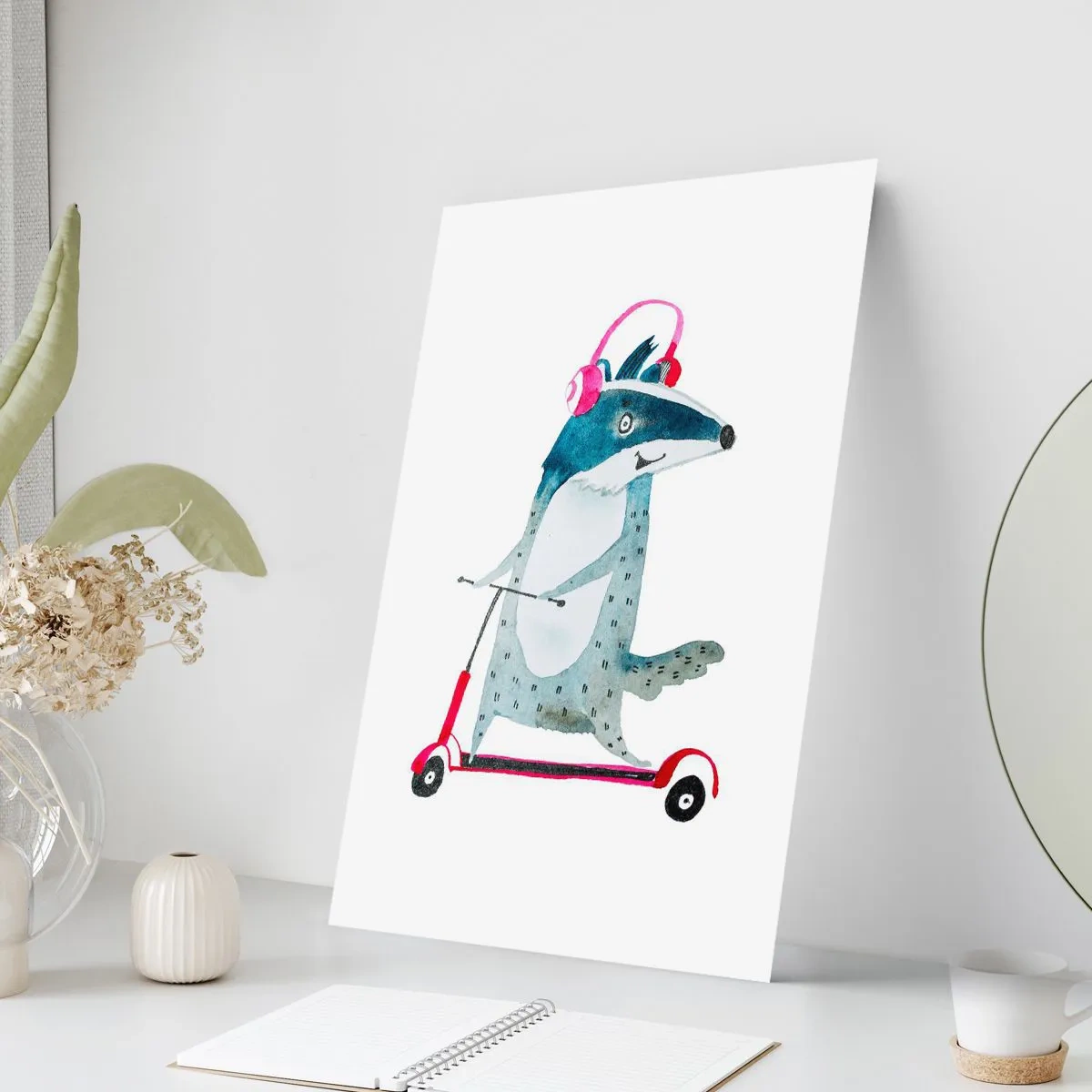 Pôster - A alegria do texugo - 40x50 cm