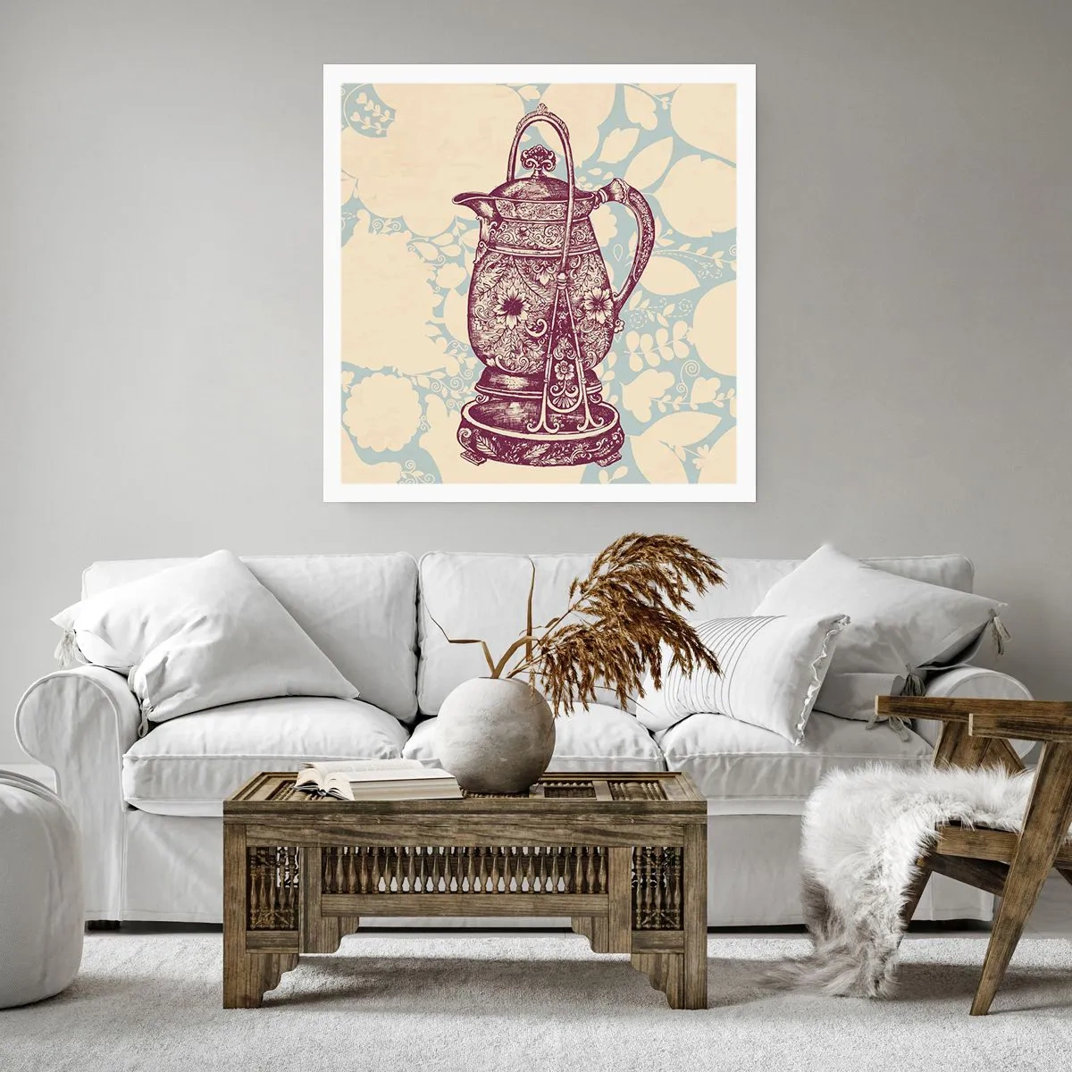 Pôster - A beleza da vida cotidiana - 60x60 cm