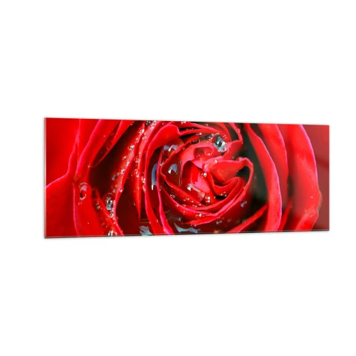 Quadro em vidro - Em gotas de orvalho - 140x50 cm