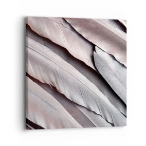 Quadro em tela - Em prateado rosa - 30x30 cm
