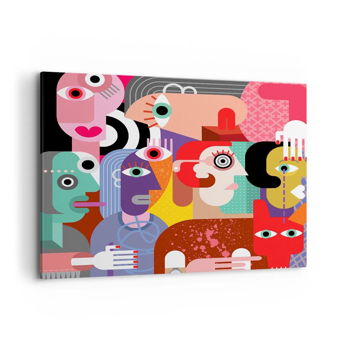 Quadro em tela - Viemos da parte do Sr. Picasso - 100x70 cm