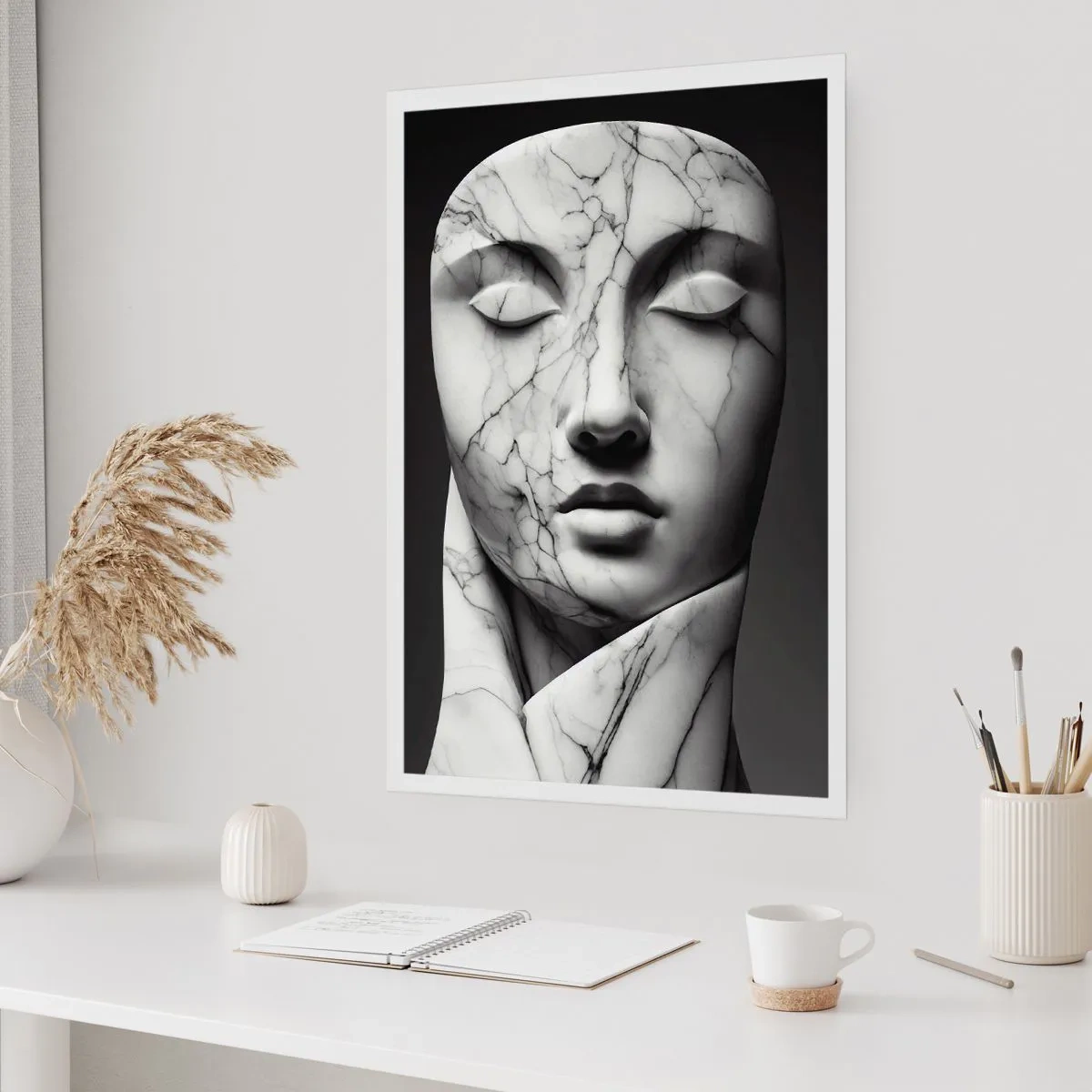 Pôster - Formas de mármore - 50x70 cm