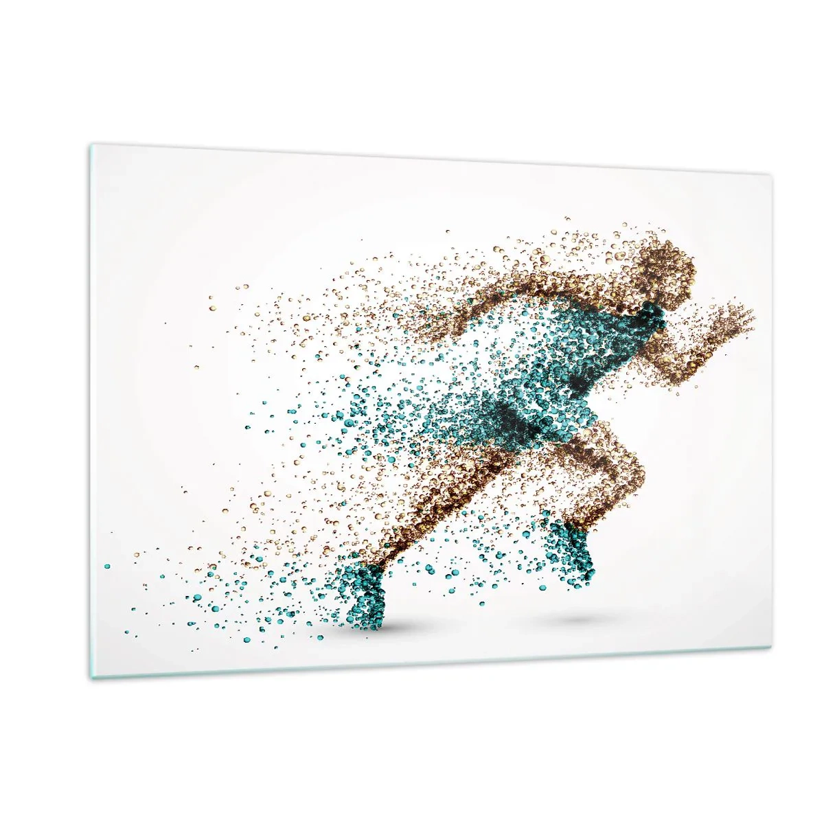 Quadro em vidro - A vida é uma corrida - 120x80 cm