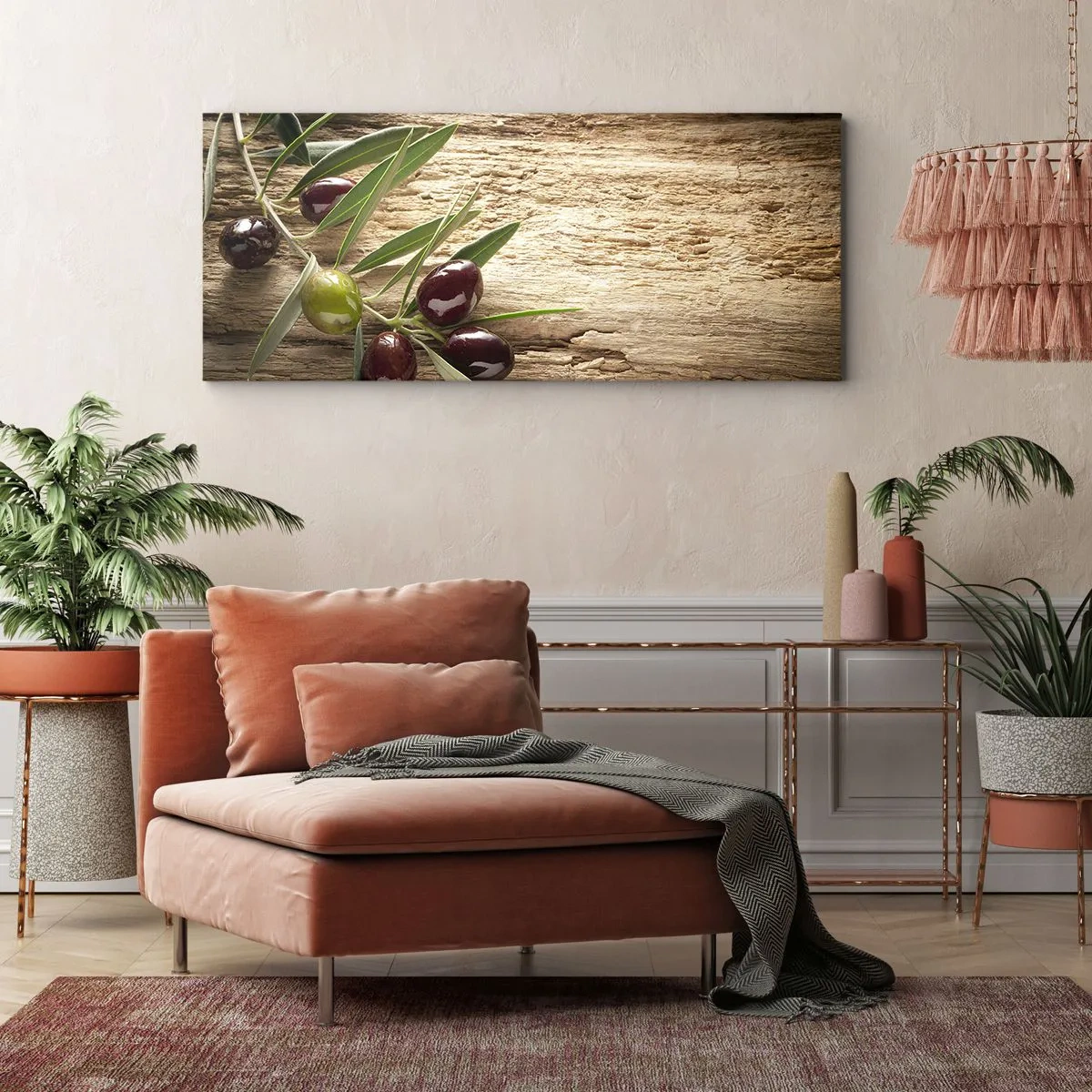 Quadro em tela - Direto da natureza - 100x40 cm